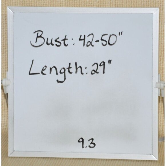 One World Ladies Red 3/4 Sleeve Studded V-Neck Blouse XL Stretch Floral Tunic - Picture 12 of 12